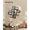imageSONGMICS 4x6 Collage Picture Frames 12Pack Photo Collage Frame for Wall Decor Glass Front Assembly Required Rustic Brown URPF022X01Maroon Brown  Heather Greige  Ash Black