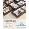 imageSONGMICS 4x6 Collage Picture Frames 12Pack Photo Collage Frame for Wall Decor Glass Front Assembly Required Rustic Brown URPF022X01Maroon Brown  Heather Greige  Ash Black