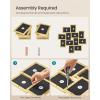 imageSONGMICS 4x6 Collage Picture Frames 12Pack Photo Collage Frame for Wall Decor Glass Front Assembly Required Rustic Brown URPF022X01Pale Gold