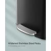 imageSONGMICS Kitchen Trash Can 18Gallon Stainless Steel Garbage Can with StayOpen Lid and Stepon Pedal Soft Closure Tall Large and SpaceSaving Silver and Black ULTB520E68Black