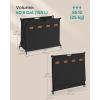 imageSONGMICS Laundry Hamper Laundry Basket 357 Gal Laundry Sorter 3 Sections Collapsible XFrame Clothes Organizer with Customizable Labels Laundry Room Bedroom Bathroom Ink Black ULCB130B01Ink Black