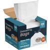 imageSONGMICS Trash Bags for 8Gallon 30 L Trash Cans Drawstring Kitchen Garbage Bags PreSeparated Liner Code 30A 2 Rolls 90 Count White UKRB30A0240 Count Pack of 4