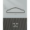 imageSONGMICS Velvet Hangers 50 Pack NonSlip Clothes Hangers 17 x 83 Inches Coat Hangers with Wide Shoulder Notches Pants Bar 360 Swivel Hook SpaceSaving for Closet Ink Black UCRF039B03Gray