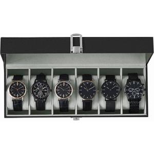 imageSONGMICS Watch Box 12Slot Watch Case with Large Glass Lid Removable Watch Pillows Watch Box Organizer Gift for Loved Ones Black Synthetic Leather Gray Lining UJWB12BKBlack  Gray