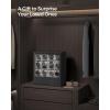 imageSONGMICS 12Slot Watch Box Watch Display Case with Window Solid Wood Veneer Velvet Lining Vertical Storage Space Saving Gift Idea Coffee Brown UJOW014K01Ebony Black