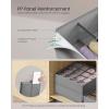 imageSONGMICS 4 Pack Drawer Organizers 80 Cells 2x162x24 Foldable Dividers 118 x 118 x 39 Inches for Socks Underwear Ties Belts Dove Gray URUS011G01Dove Gray