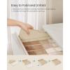 imageSONGMICS 4 Pack Drawer Organizers 80 Cells 2x162x24 Foldable Dividers 118 x 118 x 39 Inches for Socks Underwear Ties Belts Dove Gray URUS011G01Surmmer Sand
