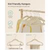 imageSONGMICS Baby Kids Hangers 50 Pack for Closet 118 x 81 Inches Rose Gold 360 Swivel Hooks SpaceSaving Clothes Velvet Hangers for Nursery NonSlip Jelly Pink UCRF027P01Summer Sand