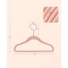 imageSONGMICS Baby Kids Hangers 50 Pack for Closet 118 x 81 Inches Rose Gold 360 Swivel Hooks SpaceSaving Clothes Velvet Hangers for Nursery NonSlip Jelly Pink UCRF027P01Jelly Pink