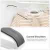 imageSONGMICS Clothes Hangers Pack of 50 Plastic Coat Hangers SpaceSaving Light Gray and Dark Gray UCRF50GCloudwhite  Darkgray