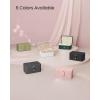 imageSONGMICS Jewelry Organizer Box Travel Jewelry Case 2Layer Travel Case for Earrings Necklaces Bracelets  Portable Jewelry Storage with Large Capacity Gift Idea Cloud White UJBC166W01Jelly Pink