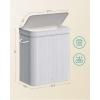 imageSONGMICS Laundry Hamper with Lid Bamboo Laundry Basket Removable Machine Washable Laundry Basket with Handles 264Gallons for Laundry Room Bedroom Bathroom Ink Black ULCB63HDove Gray