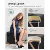 imageSONGMICS MAZIE Collection  30 Inches Storage Ottoman Bench with Flipping Lid Storage Chest Footstool Load 660 lb for Entryway Living Room Bedroom Synthetic Leather Coffee Brown ULSF045K01Black
