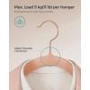 imageSONGMICS Velvet Hangers 50 Pack NonSlip Clothes Hangers with Shoulder Notches Pants Bar 360 Swivel Hook SpaceSaving for Closet Ink Black UCRF029B05Jelly Pink