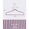 imageSONGMICS Velvet Hangers 50 Pack NonSlip Clothes Hangers with Shoulder Notches Pants Bar 360 Swivel Hook SpaceSaving for Closet Ink Black UCRF029B05Lavender Purple