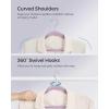 imageSONGMICS Velvet Hangers 50 Pack NonSlip Clothes Hangers with Shoulder Notches Pants Bar 360 Swivel Hook SpaceSaving for Closet Ink Black UCRF029B05Lavender Purple