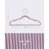 imageSONGMICS Velvet Hangers 50 Pack NonSlip Clothes Hangers with Shoulder Notches Pants Bar 360 Swivel Hook SpaceSaving for Closet Ink Black UCRF029B05Lavender Purple