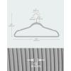 imageSONGMICS Velvet Hangers NonSlip Hanger Rose Gold Color Swivel Hook 50Pack Dove Gray UCRF026G50Dove Gray