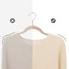 imageSONGMICS Velvet Hangers NonSlip Hanger Rose Gold Color Swivel Hook 50Pack Dove Gray UCRF026G50Pink