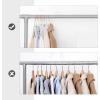 imageSONGMICS Velvet Hangers NonSlip Hanger Rose Gold Color Swivel Hook 50Pack Dove Gray UCRF026G50White