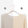 imageSONGMICS Velvet Hangers NonSlip Hanger Rose Gold Color Swivel Hook 50Pack Dove Gray UCRF026G50White