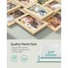 imageSONGMICS 4x6 Collage Picture Frames for Wall Decor 9 Pack Family Photo Collage Frame Set for Gallery Glass Front Assembly Required Ink Black URPF029B01Natural Beige