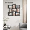 imageSONGMICS 4x6 Collage Picture Frames for Wall Decor 9 Pack Family Photo Collage Frame Set for Gallery Glass Front Assembly Required Ink Black URPF029B01Ink Black