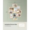 imageSONGMICS 4x6 Collage Picture Frames for Wall Decor 9 Pack Family Photo Collage Frame Set for Gallery Glass Front Assembly Required Ink Black URPF029B01Natural Beige