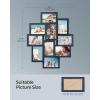 imageSONGMICS 4x6 Collage Picture Frames for Wall Decor 9 Pack Family Photo Collage Frame Set for Gallery Glass Front Assembly Required Ink Black URPF029B01Navy Blue