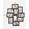 imageSONGMICS 4x6 Collage Picture Frames for Wall Decor 9 Pack Family Photo Collage Frame Set for Gallery Glass Front Assembly Required Ink Black URPF029B01Ink Black