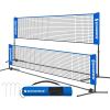 imageSONGMICS Badminton Net Height Adjustable Volleyball Net Pickleball Net for Junior Tennis Kids Indoor Outdoor Court Foldable Nylon Net with Poles 10ft13ft165ft WideBlue