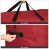 imageSONGMICS Christmas Tree Storage Bag Holiday Tree Storage Container up to 75 ft Tree Holder Bag WearResistant 600D Oxford Fabric Lightweight Thick Handles Green URXS003G03Red
