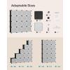 imageSONGMICS Cube Storage Organizer 12Cube Closet Storage Shelves Modular Bookcase Black ULPC34HV1Black  White
