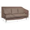 imageSONGMICS Deep Seat Sofa Cover Patio Sofa Cover Waterproof Outdoor Furniture Cover 90 x 38 x 3019 Inches Brown UGSC260R01