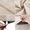 imageSONGMICS Deep Seat Sofa Cover Patio Sofa Cover Waterproof Outdoor Furniture Cover 90quot L x 38quot W x 3019quot H Beige UGSC260BE