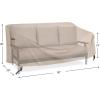 imageSONGMICS Deep Seat Sofa Cover Patio Sofa Cover Waterproof Outdoor Furniture Cover 90quot L x 38quot W x 3019quot H Beige UGSC260BE