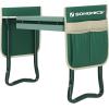 imageSONGMICS Garden Kneeler and Seat Multifunctional Garden Kneeling Bench Gardening Gifts for Women Men Folding Gardening Stool with 1 Tool Bag 6Inch Wide Kneeling Pad Dark Green UGGK49LGreen