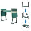 imageSONGMICS Garden Kneeler and Seat Multifunctional Garden Kneeling Bench Gardening Gifts for Women Men Folding Gardening Stool with 1 Tool Bag 6Inch Wide Kneeling Pad Dark Green UGGK49LGreen