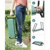 imageSONGMICS Garden Kneeler and Seat Multifunctional Garden Kneeling Bench Gardening Gifts for Women Men Folding Gardening Stool with 1 Tool Bag 6Inch Wide Kneeling Pad Dark Green UGGK49LGreen