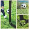 imageSONGMICS Kids Soccer Goals for Backyard 4x3 ft Portable Soccer Nets Training Equipment Toddler Soccer Goal with Carrying Bag for FieldBlack