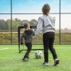 imageSONGMICS Kids Soccer Goals for Backyard 4x3 ft Portable Soccer Nets Training Equipment Toddler Soccer Goal with Carrying Bag for FieldBlack