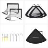 imageSONGMICS Kids Soccer Goals for Backyard 4x3 ft Portable Soccer Nets Training Equipment Toddler Soccer Goal with Carrying Bag for FieldBlack