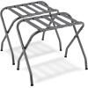 imageSONGMICS Luggage Rack Luggage Rack for Guest Room Suitcase Stand Steel Frame Foldable for Bedroom Gray URLR64GSGray