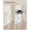 imageSONGMICS Luggage Rack Luggage Rack for Guest Room Suitcase Stand Steel Frame Foldable for Bedroom Gray URLR64GSWhite