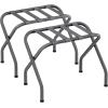 imageSONGMICS Luggage Rack for Guest Room Suitcase Stand Foldable Steel Frame for Hotel Bedroom Holds up to 110 lb 272 x 15 x 205 Inches Slate Gray URLR001G01Slate Gray