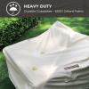 imageSONGMICS Patio Adirondack Chair Cover Heavy Duty Patio Chair Cover 600D Waterproof Protective Cover for Outdoor Garden Deep Seat Chair AntiFade 319 x 339 x 358193 Inches Beige UGCC007M01