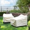 imageSONGMICS Patio Chair Covers Set of 2 Lounge Deep Seat Cover 600D Heavy Duty Outdoor Furniture Cover Waterproof and AntiFadeUGCC08EC
