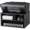 imageSONGMICS Printer Stand for Desk Home Desktop Printer Stand with Storage Shelves for Office Steel Frame MultiPurpose Rack 159 x 118 x 87 Inches Matte Black UOMC101B01Matte Black