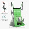 imageSONGMICS Saucer Tree Swing Tent 40 Inch 700 lb Load Textilene Fabric Includes Hanging Kit Detachable for Kids Outdoor Indoor Heavy Duty Safe Durable Easy Install Green UGSW002G01