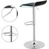 imageSONGMICS Set of 2 Adjustable Bar Swivel Kitchen Breakfast Counter Stools Modern Hydraulic PU Barstools Black